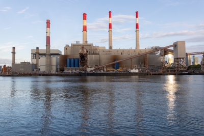 Ravenswood Generating Station, in Queens, New York, once owned by Con Edison